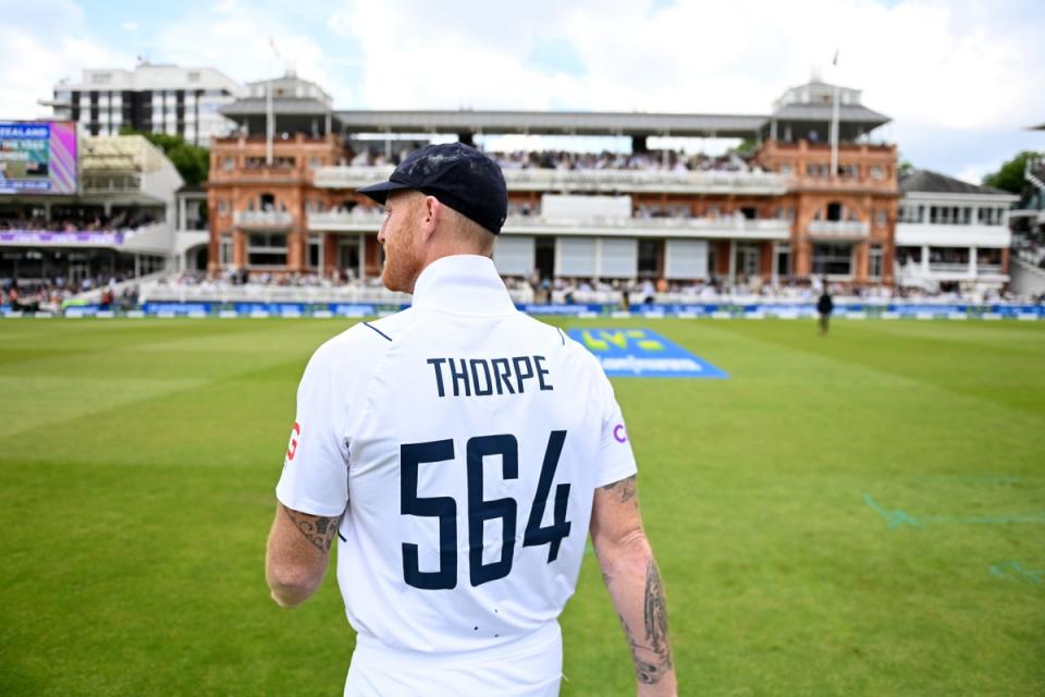 Ben Stokes has paid tribute to Graham Thorpe (Getty Images)