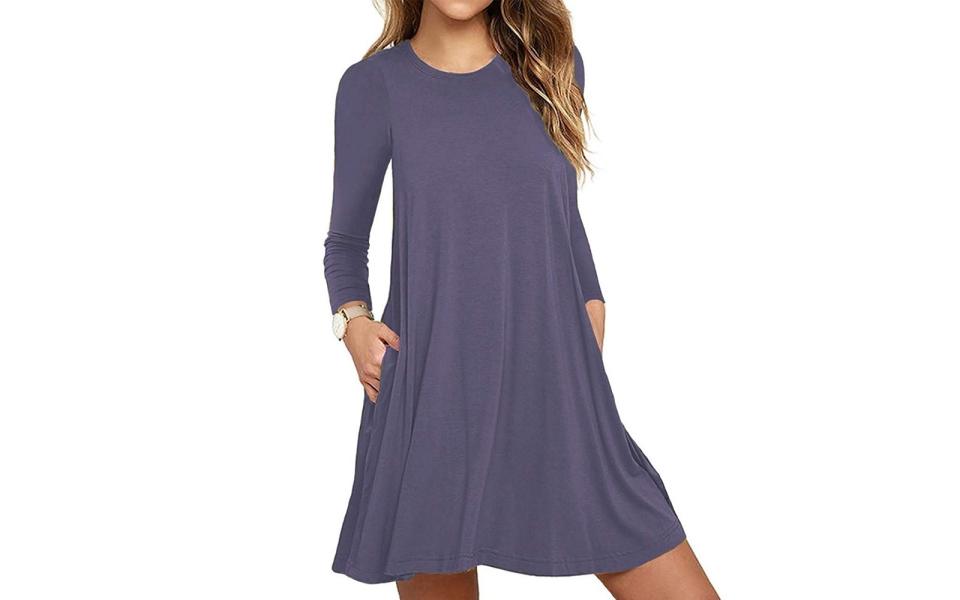 Unbranded Long-sleeve T-shirt Dress