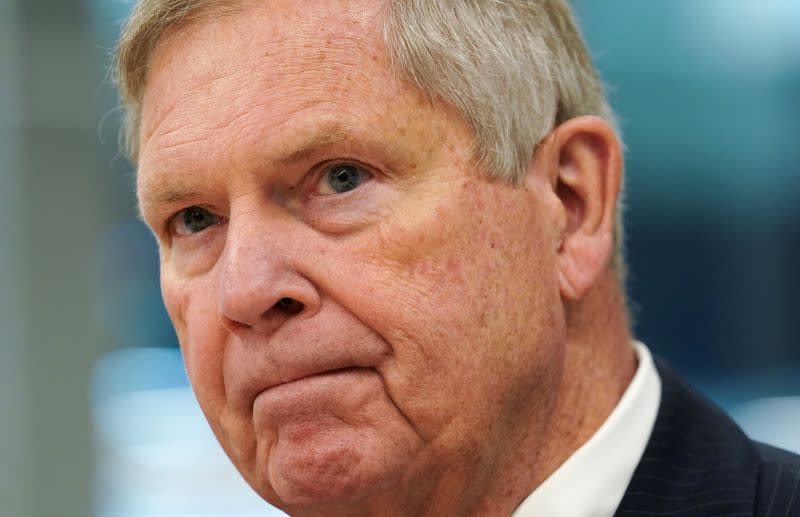 U.S. Agriculture Secretary Tom Vilsack is interviewed by Reuters in Washington