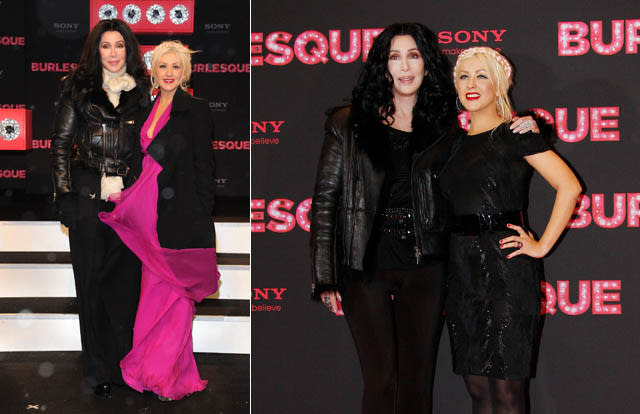 Christina Aguilera is in the pink with Christian Louboutin Shoes at Berlin  premiere of Burlesque