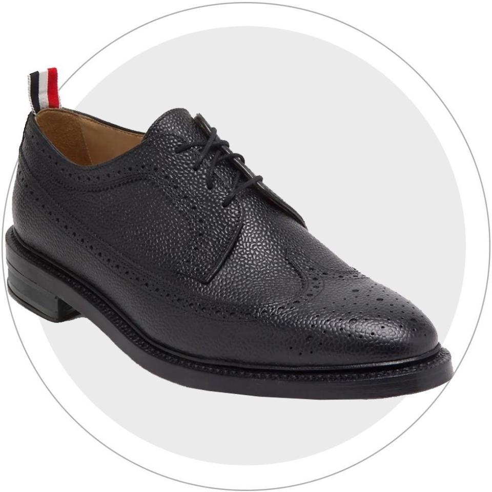 <p><a href="https://go.redirectingat.com?id=74968X1596630&url=https%3A%2F%2Fwww.saksfifthavenue.com%2Fproduct%2Fthom-browne-classic-longwing-brogues-0400098509146.html&sref=https%3A%2F%2F" rel="nofollow noopener" target="_blank" data-ylk="slk:Shop Now;elm:context_link;itc:0;sec:content-canvas" class="link ">Shop Now</a></p><p>Classic Longwing Brogues</p><p>saksfifthavenue.com</p><p>$790.00</p>