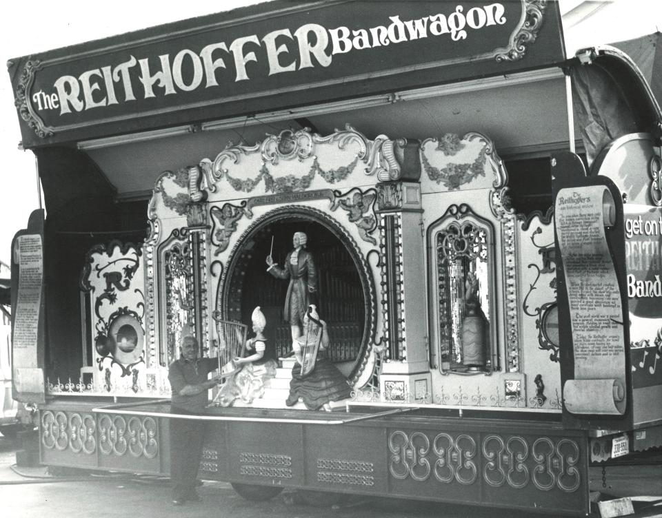 The Reithoffer Bandwagon in this undated photo at the Brockton Fair