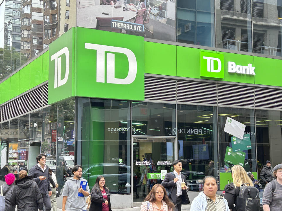 TD Bank office branch, New York City, New York, USA. (Photo by: GHI/UCG/Universal Images Group via Getty Images)