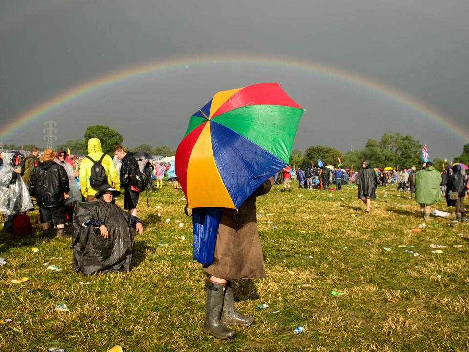 Glastonbury festival photographed in 2014 (AFP via Getty Images)