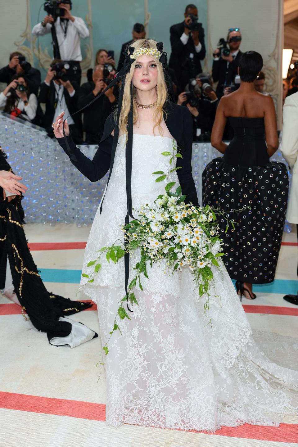 Elle Fanning attends the 2023 Met Gala.