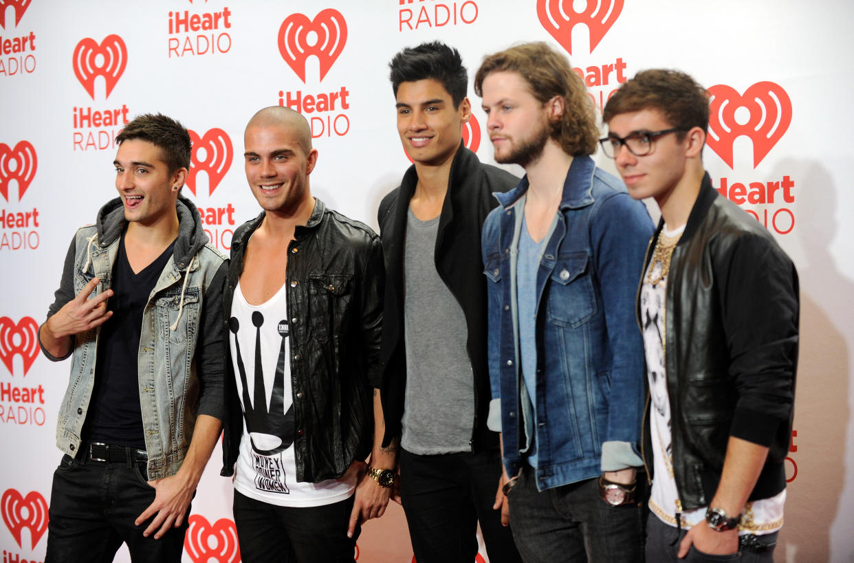 LAS VEGAS, NV - SEPTEMBER 21:  Musicians Tom Parker, Max George, Siva Kaneswaran, Jay McGuiness and Nathan Sykes of The Wanted attend the iHeartRadio Music Festival at the MGM Grand Garden Arena on September 21, 2013 in Las Vegas, Nevada.  (Photo by David Becker/Getty Images for Clear Channel)