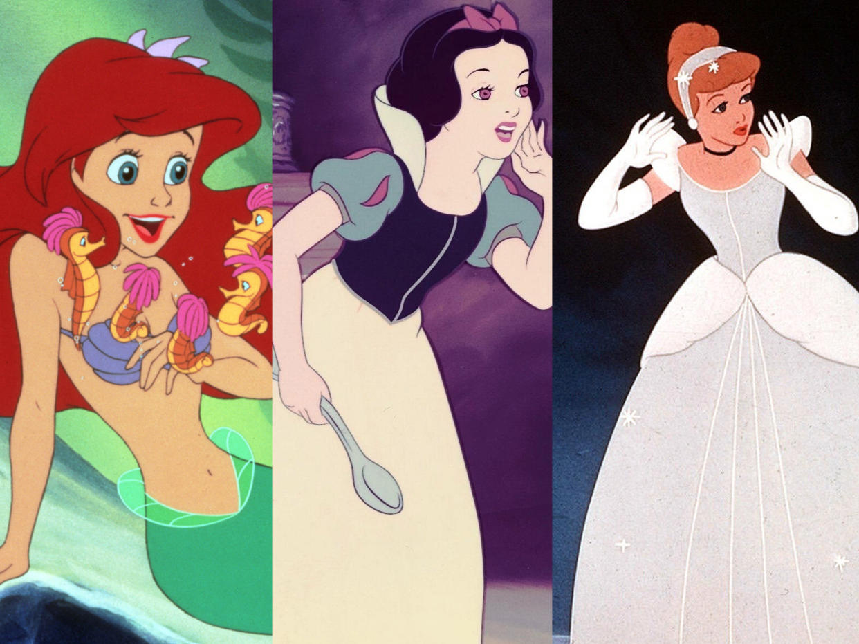 Was haben wir sie geliebt: Ariel, Schneewittchen und Cinderella – doch eines ist uns nie aufgefallen. (Bild: ddp Images)