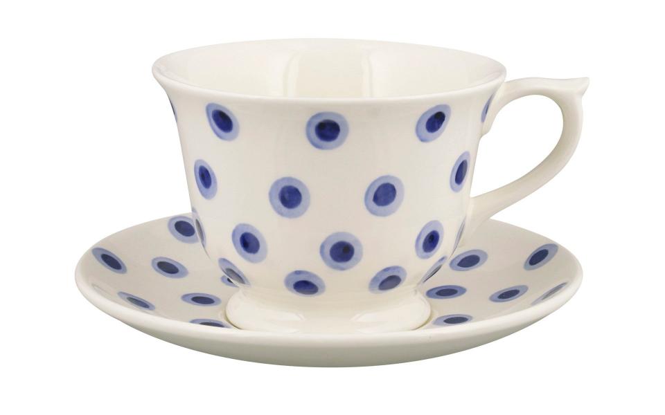 Cup and saucer designed by Emma Bridgewater