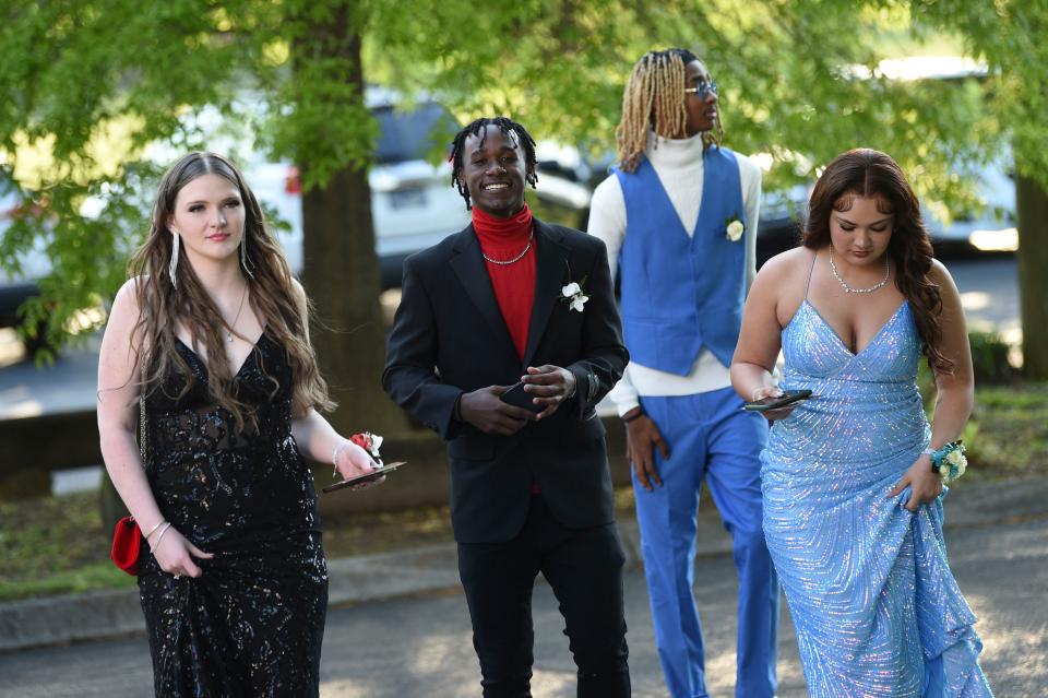 Scenes from Clinton High School's prom held at The Lighthouse in West Knoxville, Saturday, April 27, 2024.