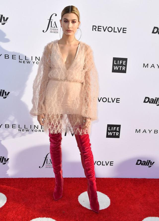 Hailey Bieber Rocks The Attico For The 'Gram - Red Carpet Fashion Awards