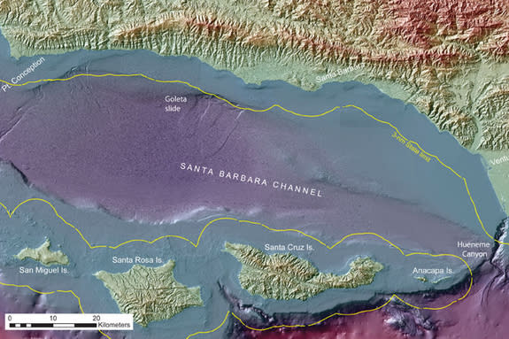 A location map showing the Channel Islands.