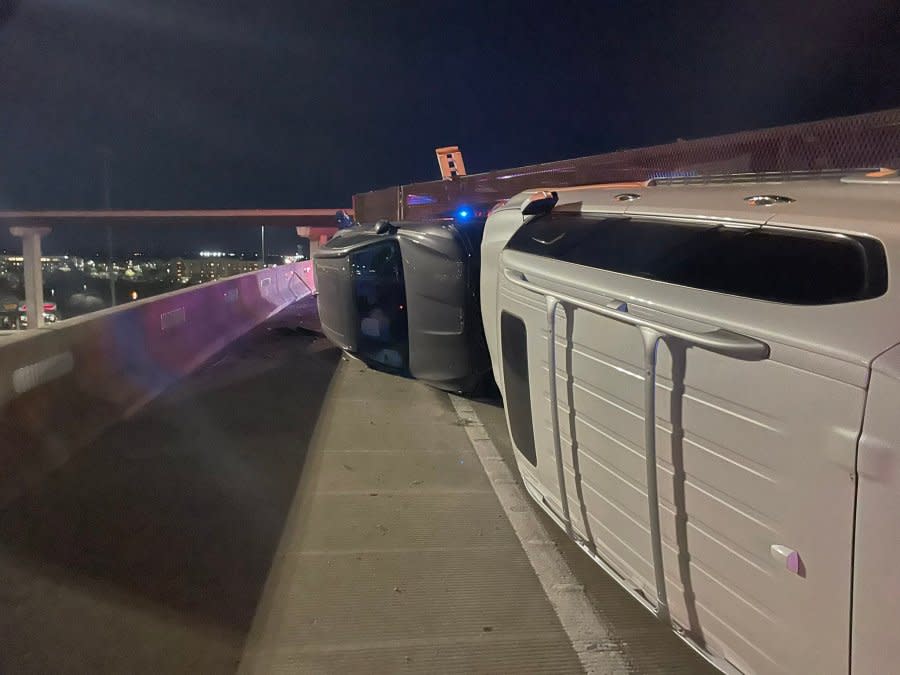 Crews responded to an 18-wheeler rolled over on north U.S. 183 on Thursday | Courtesy Austin Fire Department