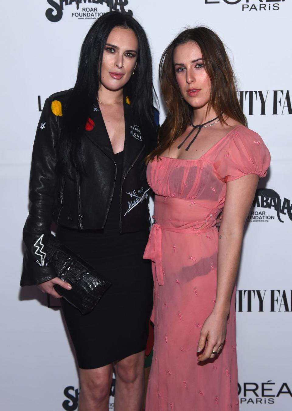<p>Demi Moore and Bruce Willis share three daughters from their 13-year marriage, but their two oldest have the most physical similarities. Both stars inherited their father's oval-shaped face and their mother's striking eyes. </p>