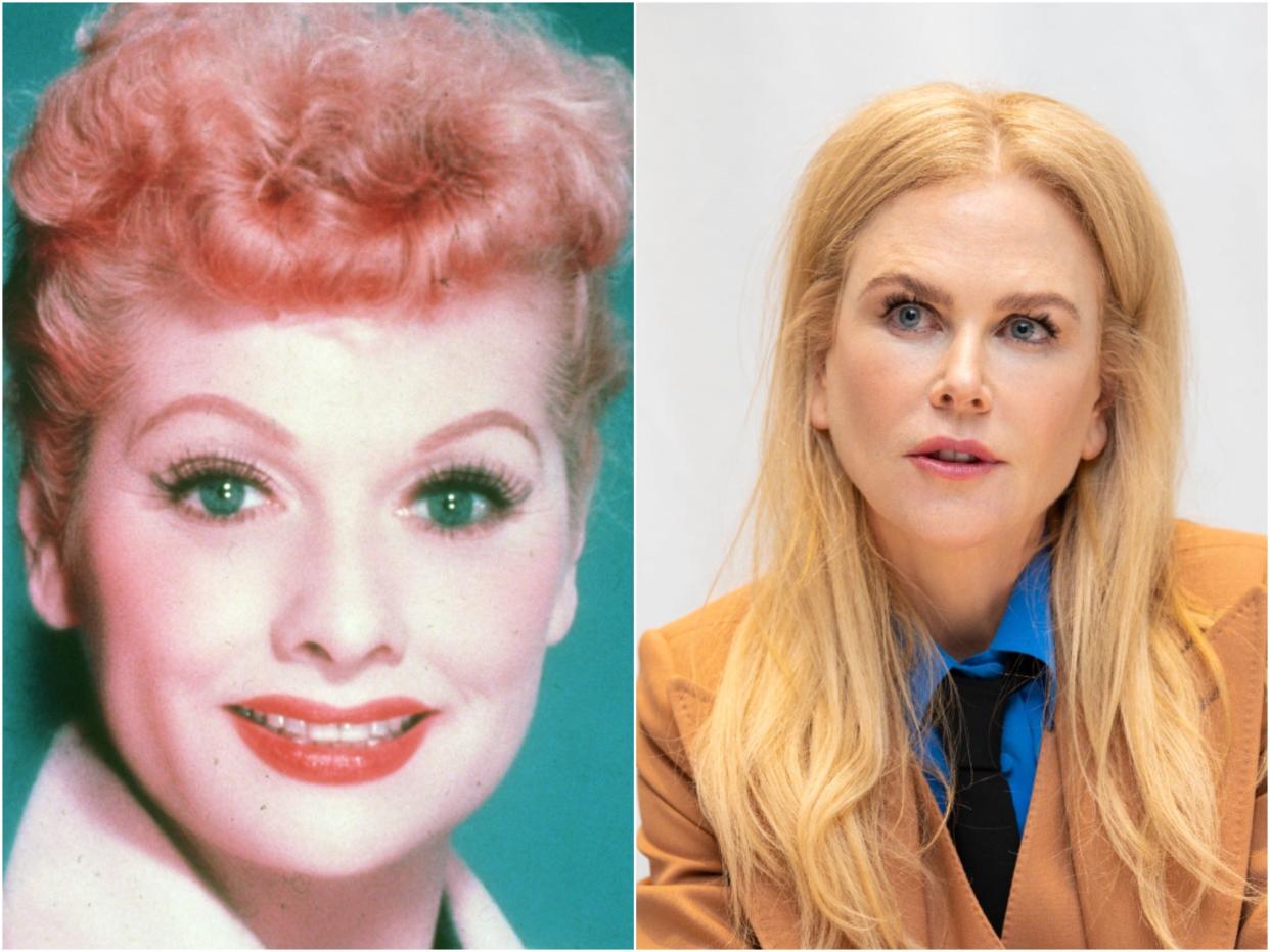 Lucille Ball and Nicole Kidman (Rex)