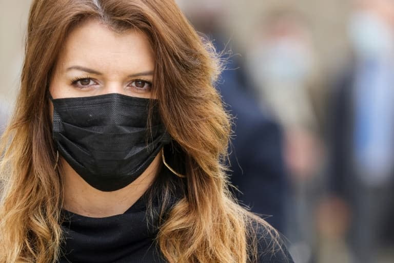 Marlène Schiappa à Rambouillet le 30 avril 2021 - Ludovic MARIN © 2019 AFP