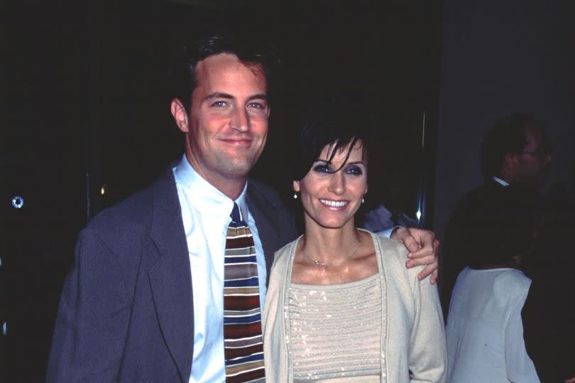 Matthew Perry and Courtney Cox played the roles of Chandler Bing and Monica Geller on Friends