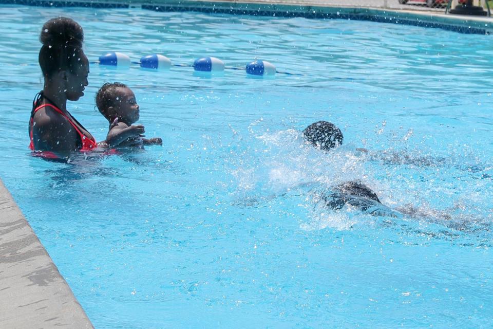 Be sure to practice safety at pools and other water destinations this summer, including looking into swimming lessons for those who need them. Photo by Tina Brooks