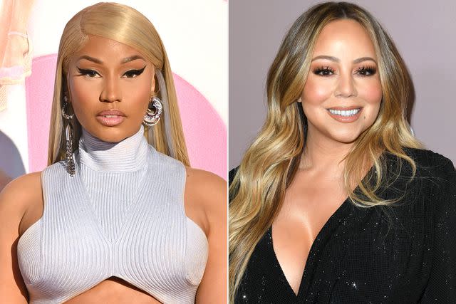 <p>Axelle/Bauer-Griffin/FilmMagic; Steve Granitz/WireImage</p> Nicki Minaj; Mariah Carey