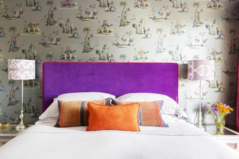 6. Create a focal point with bold purples