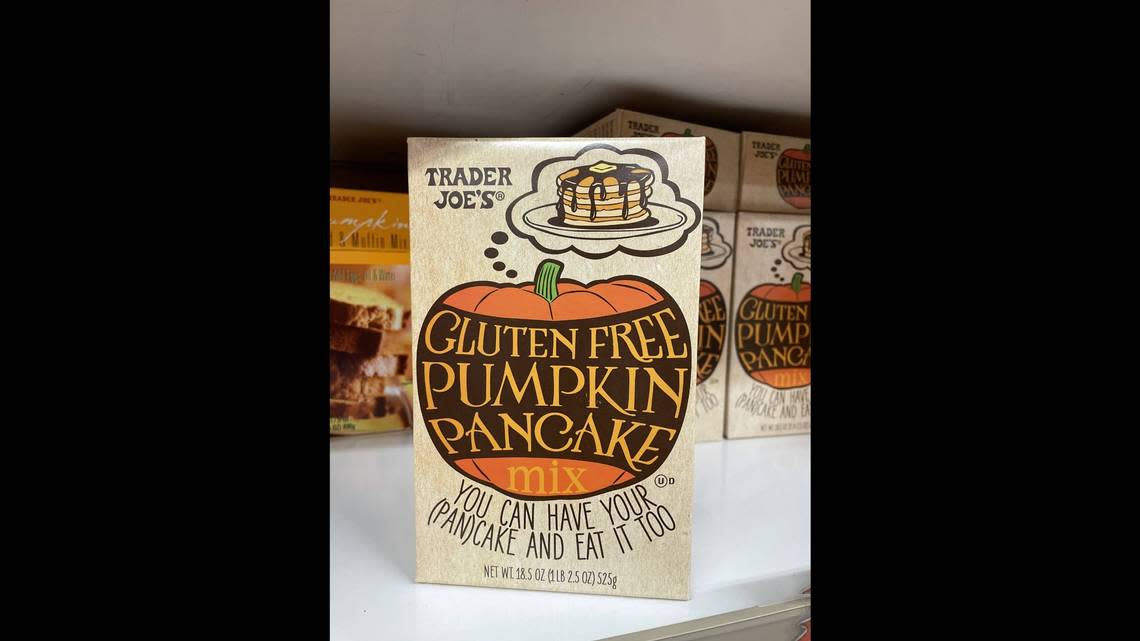 Gluten Free Pumpkin Pancake Mix at Trader Joe’s on Wednesday, Sept. 28, at 2410 James St., Bellingham.