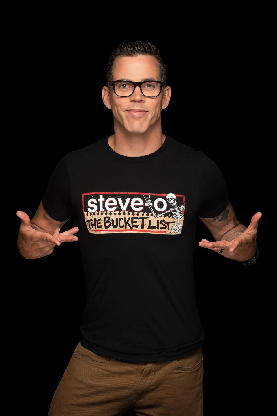 "The Bucket List Tour," a multimedia comedy show hosted by Stephen Glover, more popularly known as Steve-O, is coming to Springfield's Gillioz Theater Friday, March 18 at 7 p.m. The show includes stand-up comedy and video recaps of Glover's "bucket list" stunts and pranks. Tickets for "The Bucket List Tour" are on sale now on the Gillioz Theater website.