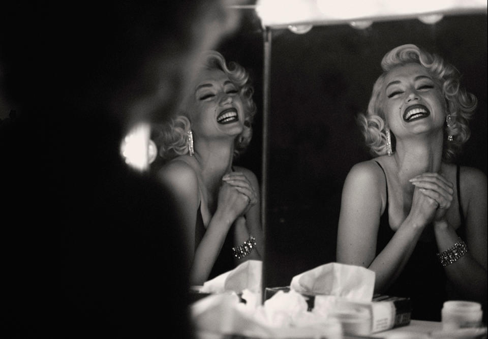Ana de Armas como Marilyn Monroe en 'Blonde'. Cr. Netflix © 2022