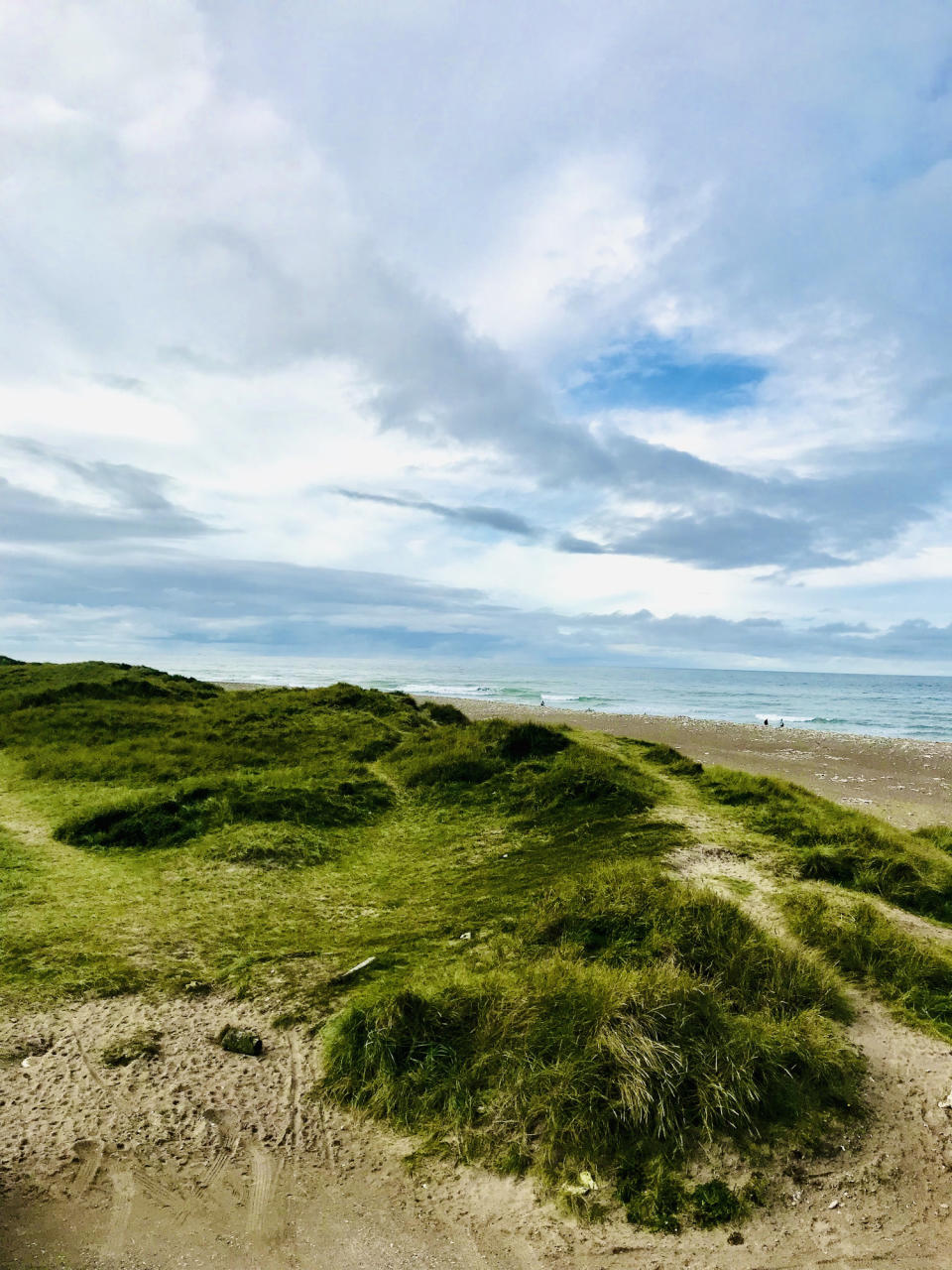 The sea and the sky in Klitmøller, Denmark