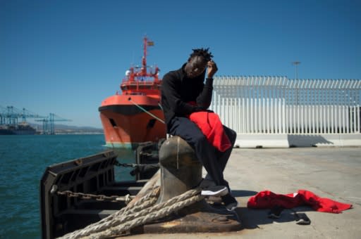 A spike in the number of migrants arriving by sea on Spain's southern shores from North Africa is stretching the country's security forces and safety net