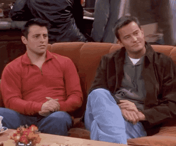 10 Classic Friends GIFs, Courtesy of Joey and Chandler