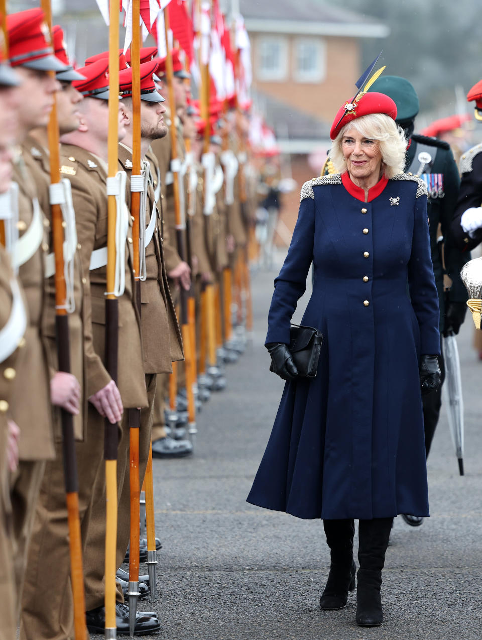 Queen Camilla, Russell & Bromley, The Royal Lancers, shoes