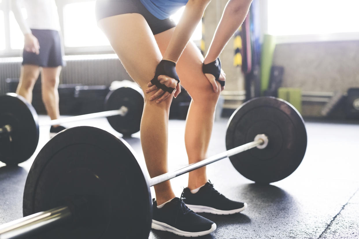 Working out too hard might leave you feeling exhausted and unable to recover enough to make your next gym session feel good. (Getty Images)