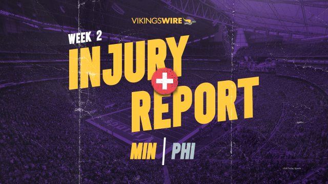 Vikings Release Tuesday Injury Report for Week 2