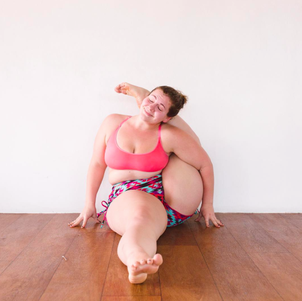 All Hail This Plus-Size Yogi, Who's Slamming Body Myths One Instagram At A  Time