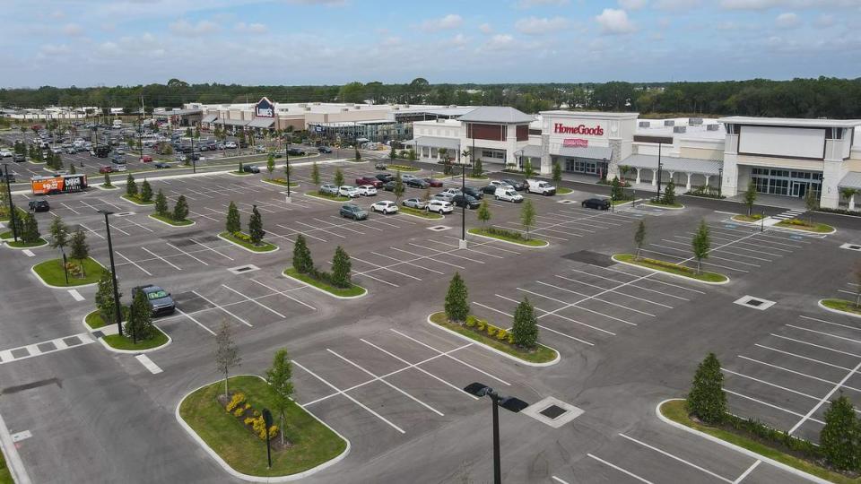 Home Goods opened 8 a.m. Thursday, April 13, 2023, in Parrish’s Creekside Commons shopping center. Home Goods is the second anchor to open there, with Lowe’s being the first. Benderson Development photo