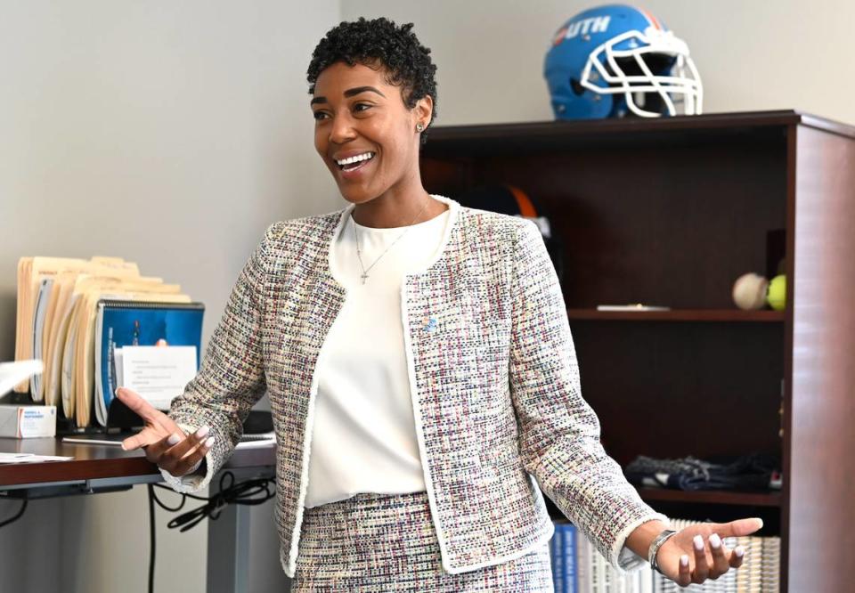 Sherika Montgomery is the new Big South Conference commissioner.
