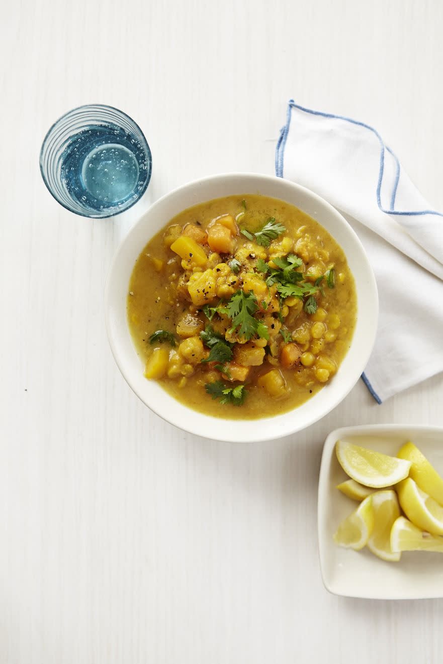 heart healthy recipes yellow split pea butternut squash and sweet potato stew