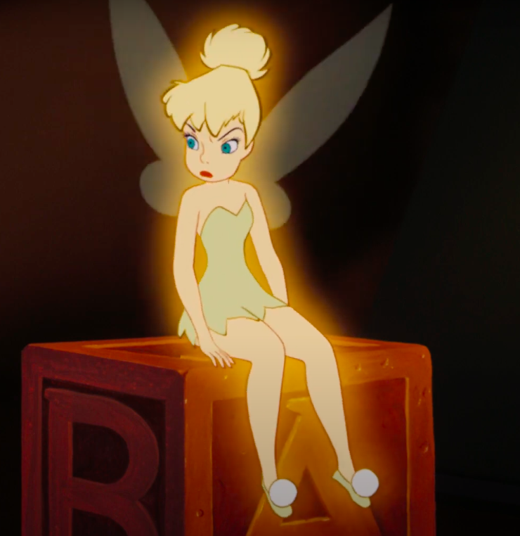 Tinker Bell's mini dress