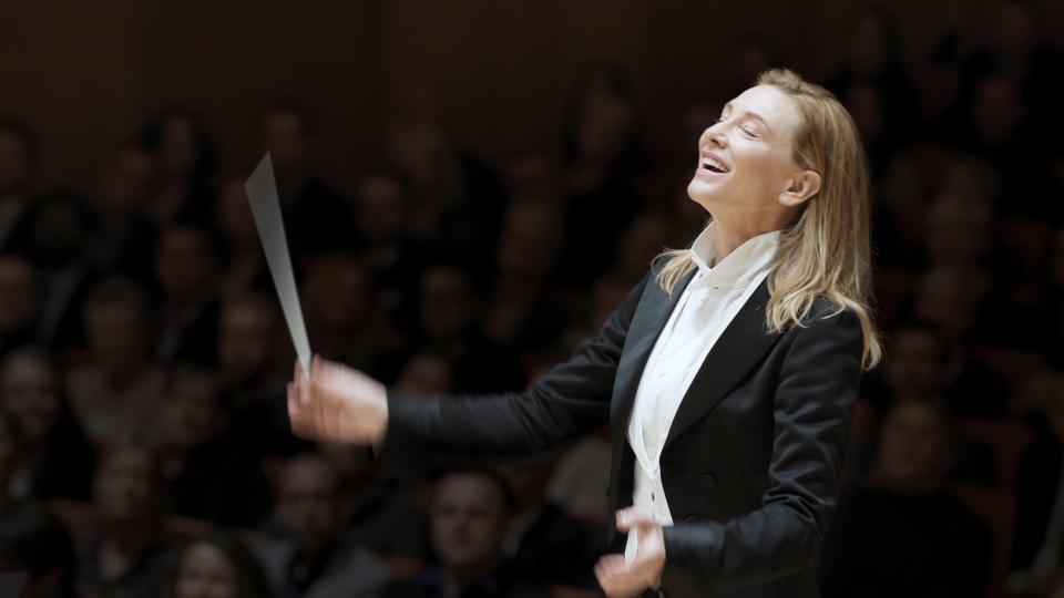 Cate Blanchett plays a slowly-cancelled classical music maestro in Tár. (Photo: Focus Features / Courtesy Everett Collection)