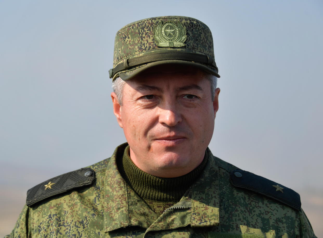 Roman Kutuzov, wearing a military uniform.