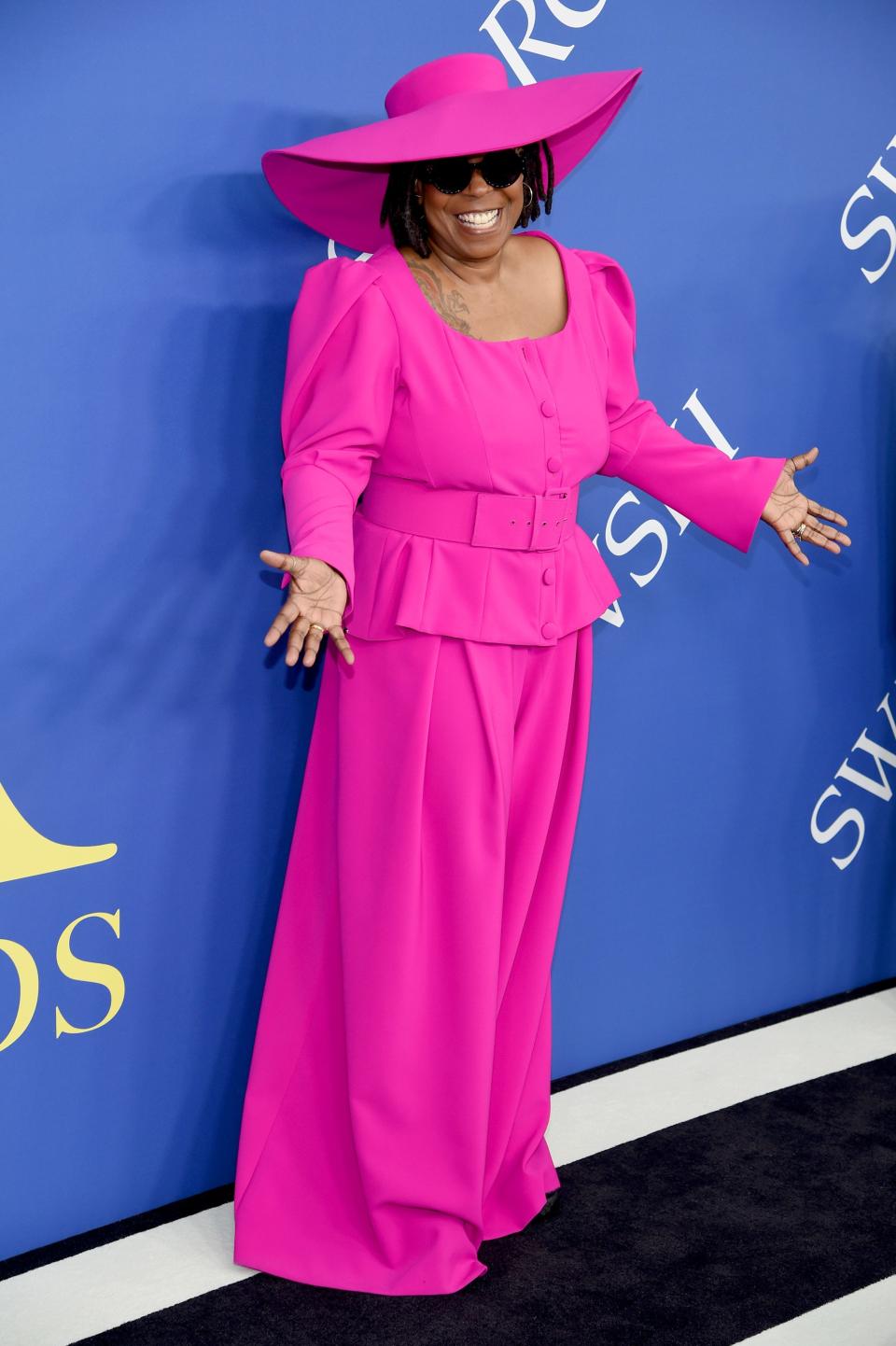 Whoopi Goldberg in Christian Siriano