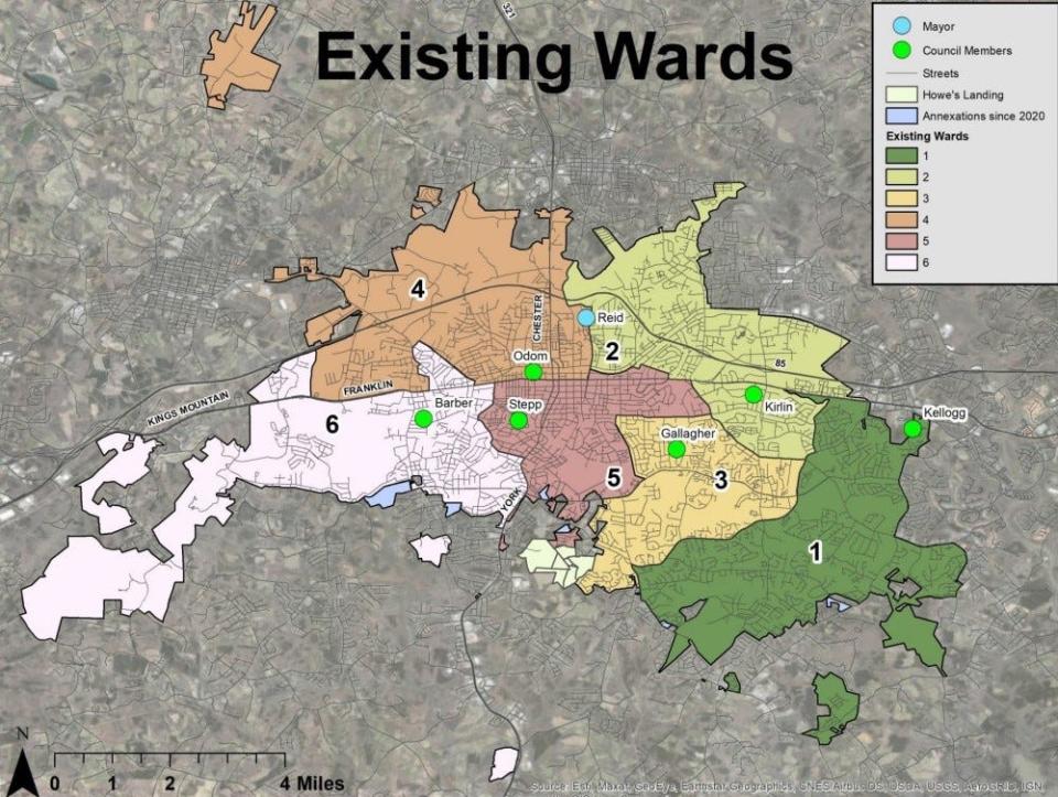 Gastonia City Council wants public opinion on its redistricting map plans at a public hearing at 6 p.m. Tuesday, May 3.