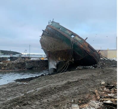 Tug Craig Torrance is located in Marie Joseph, Nova Scotia.  (CNW Group/Canadian Coast Guard)