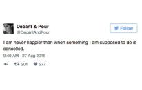 12 epic tweets about cancelling