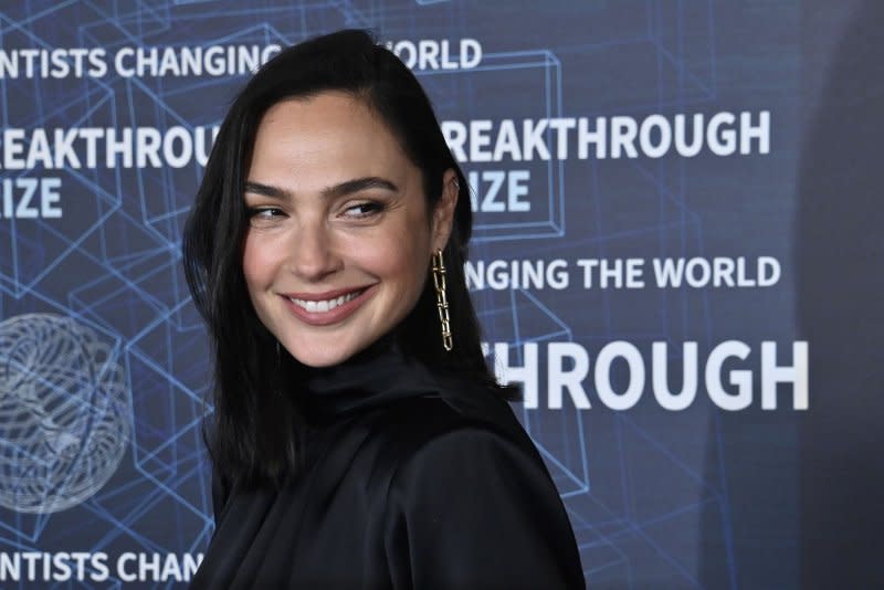 Gal Gadot attends the Breakthrough Prize Awards ceremony in April. File Photo by Jim Ruymen/UPI