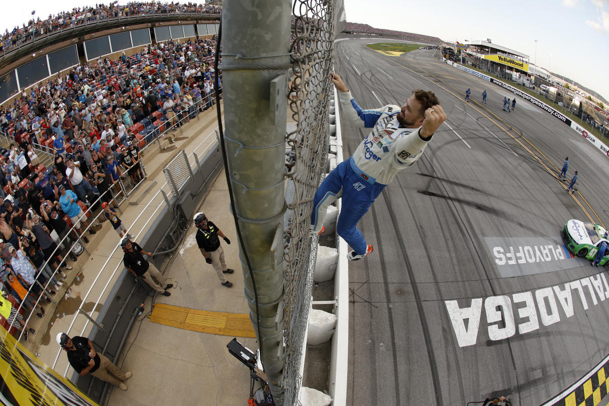 NASCAR: Ricky Stenhouse Jr. wins at Talladega after record-breaking accident