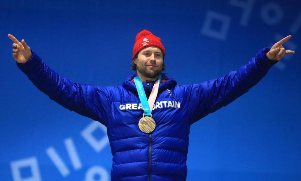 Billy Morgan promised he was in bed early after celebrating his bronze, but admitted he was taken there in a shopping trolley.