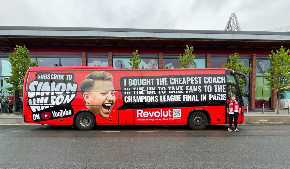 The coach cost £5,000 to buy (Simon Wilson/PA) (PA Media)