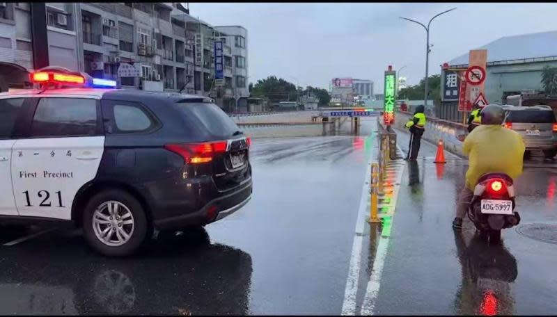 嘉義縣市強降雨超100 毫米　多處淹水幸未成災