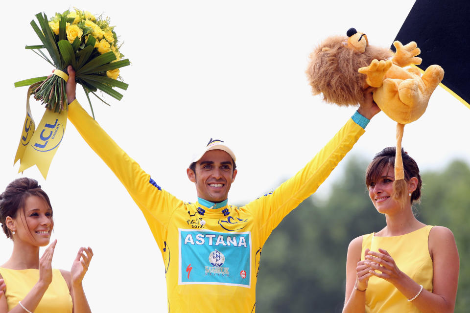 2010 gewinnt der Spanier Alberto Contador die Tour de France. (Bild: Getty Images)