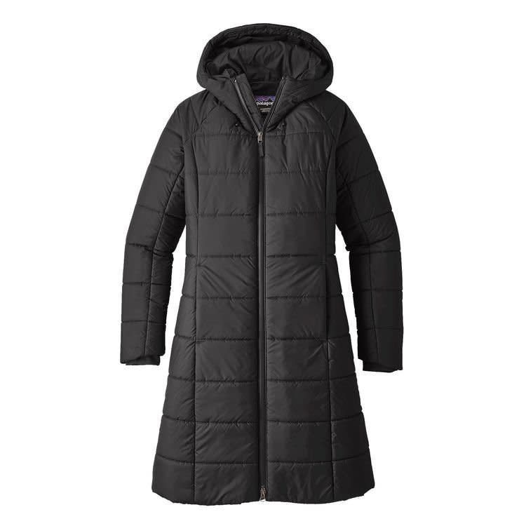 This simple yet chic <a href="http://www.patagonia.ca/product/womens-transitional-parka/28065.html" target="_blank">parka</a> has&nbsp;synthetic insulation with a recycled polyester shell.